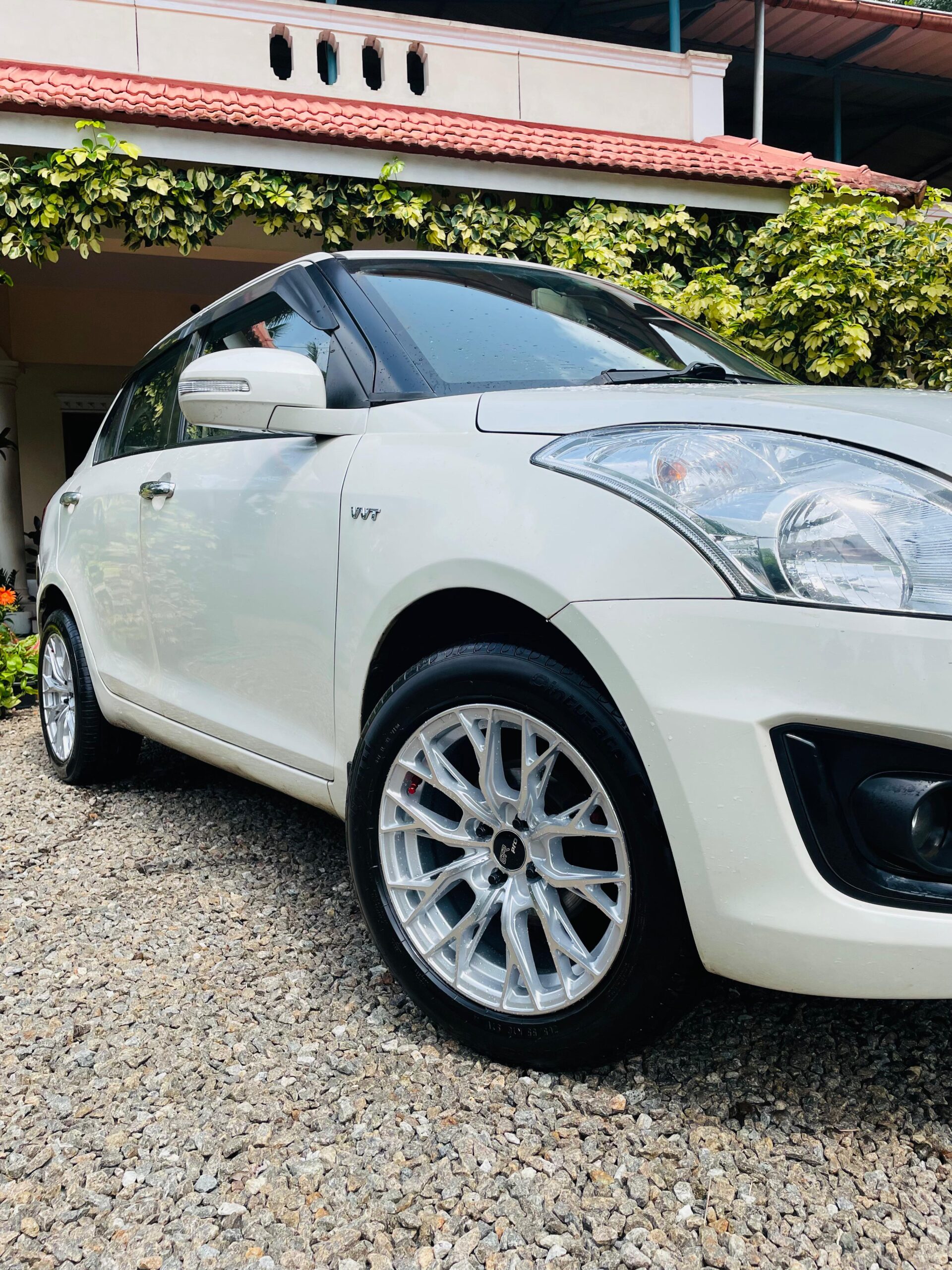 Swift car wrapped in GTR pro alloy wheels