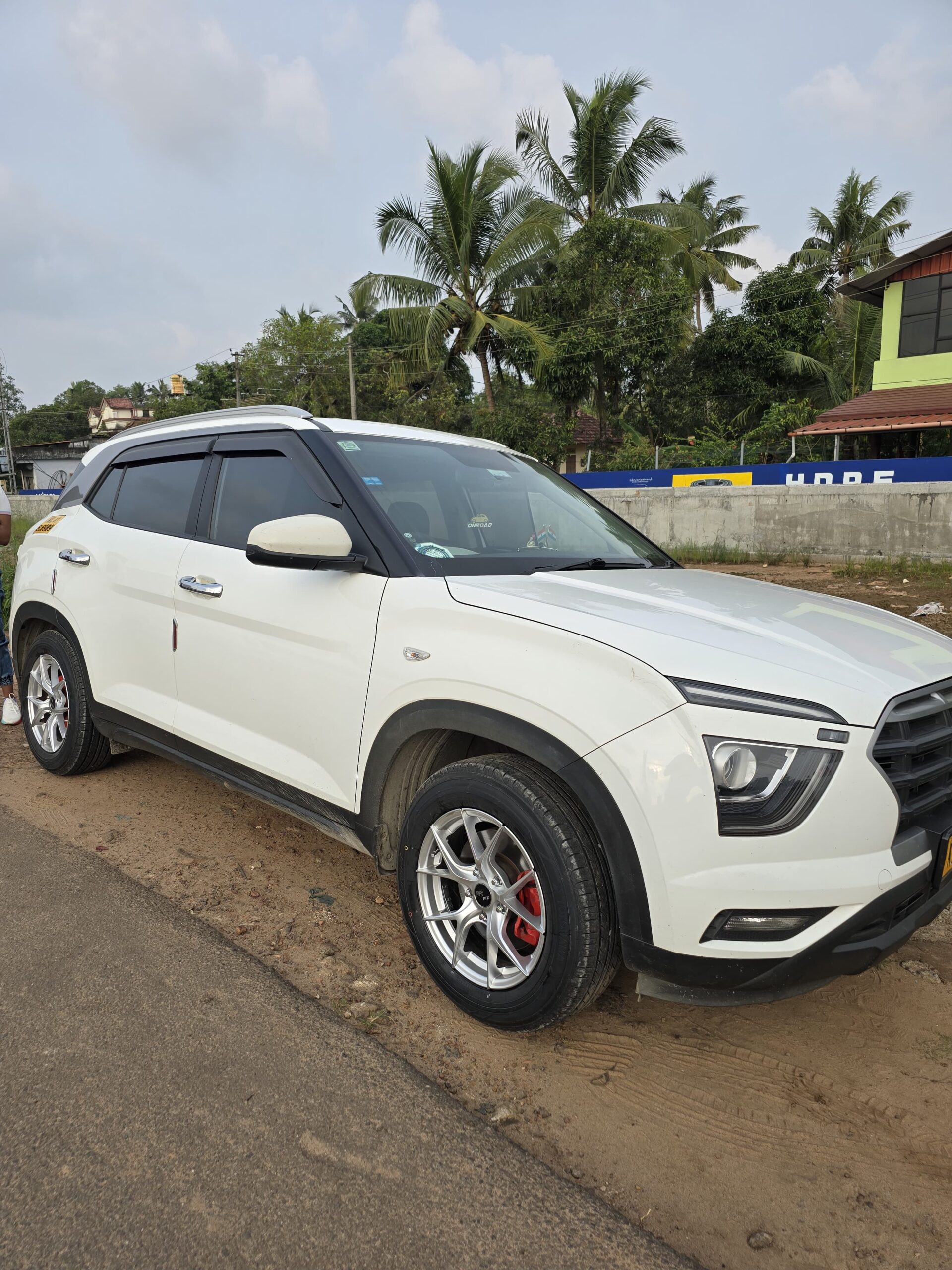 Baleno car wrapped in Premium GTR Alloy wheels