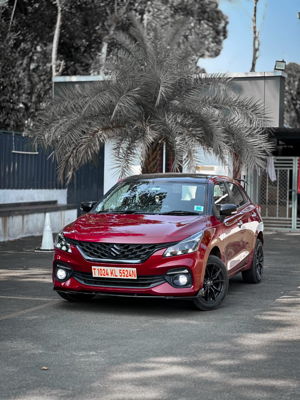 Brand New Suzuki Baleno car modified with Gmax candy alloy wheels