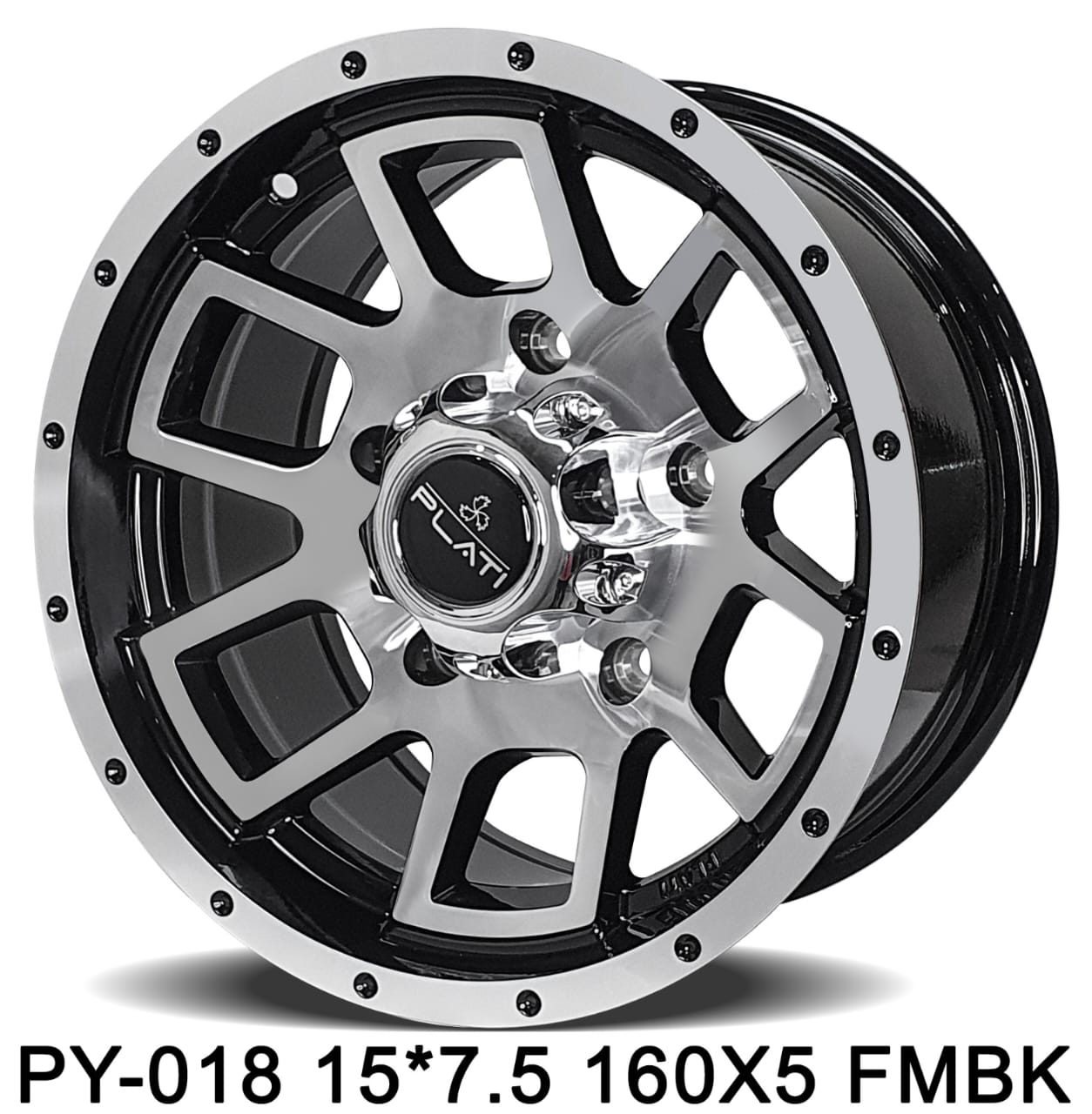 Plati 15" 5*160 Alloy wheels for Bolero